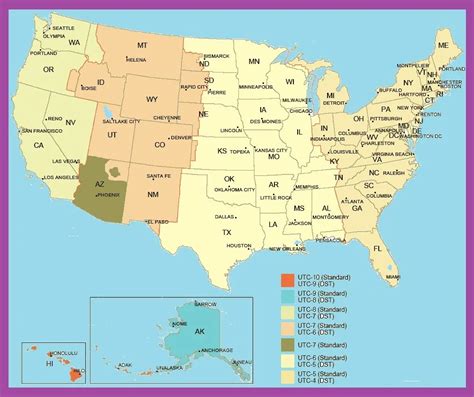 awst time zone|list of us time zones.